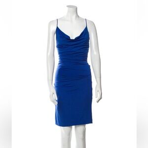 Nicole Miller Royal Blue Midi Dress